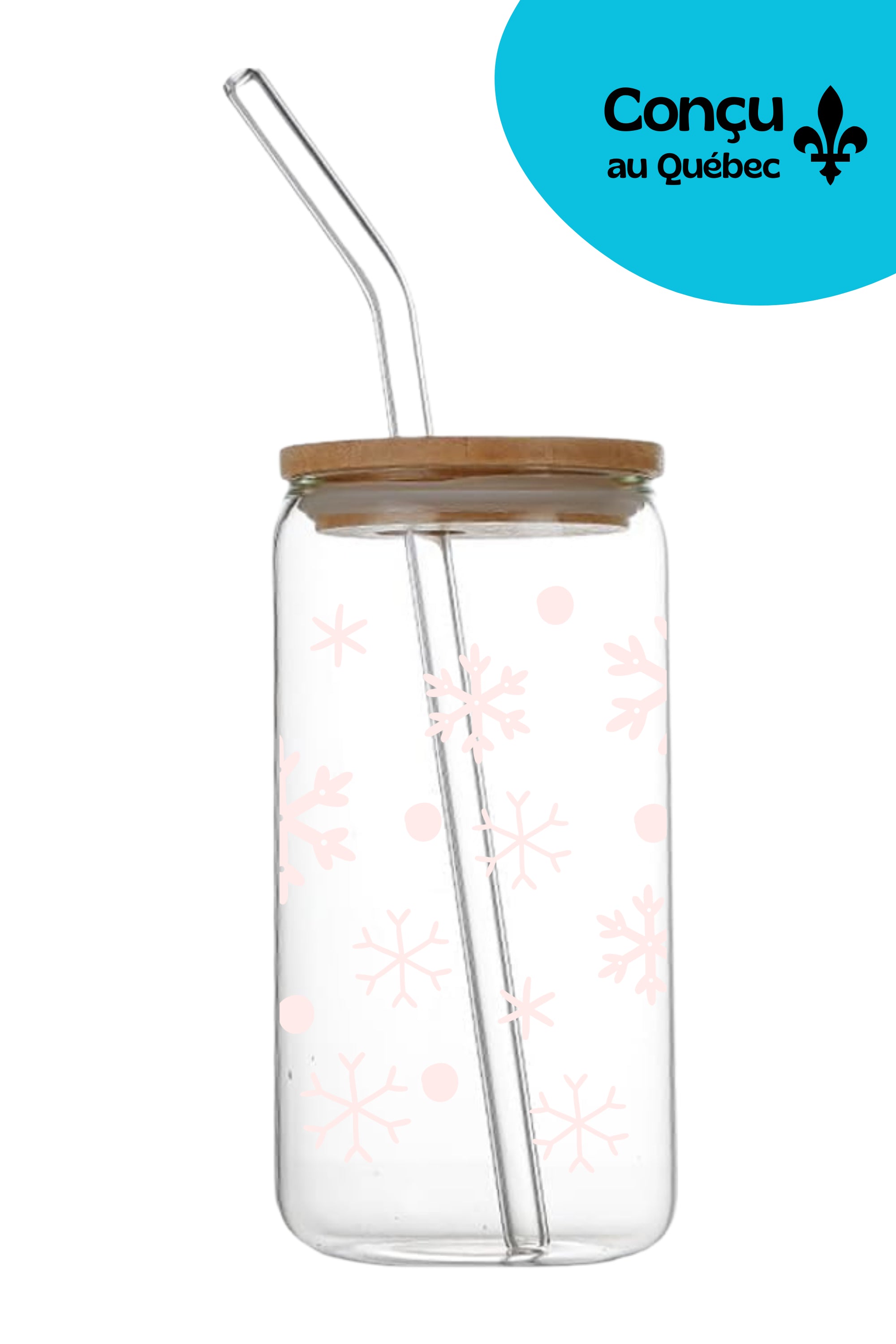 Verre 16oz - Hiver 2025 - Flocon