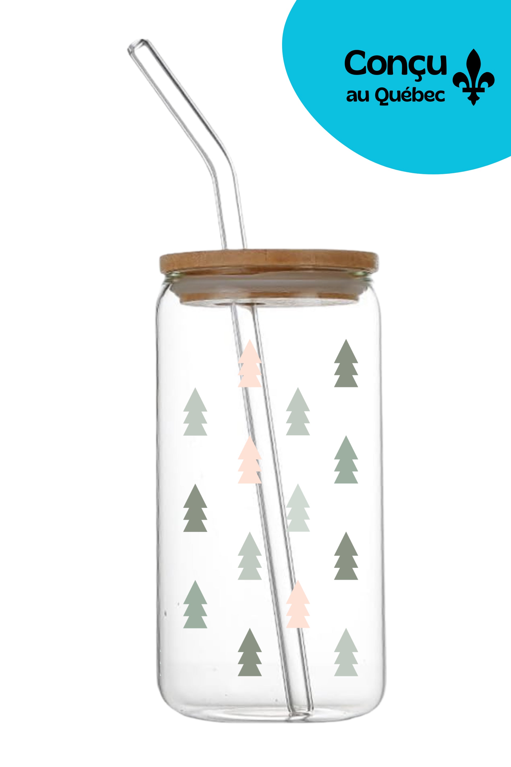 Verre 16oz - Hiver 2025 - Sapin - Couleur