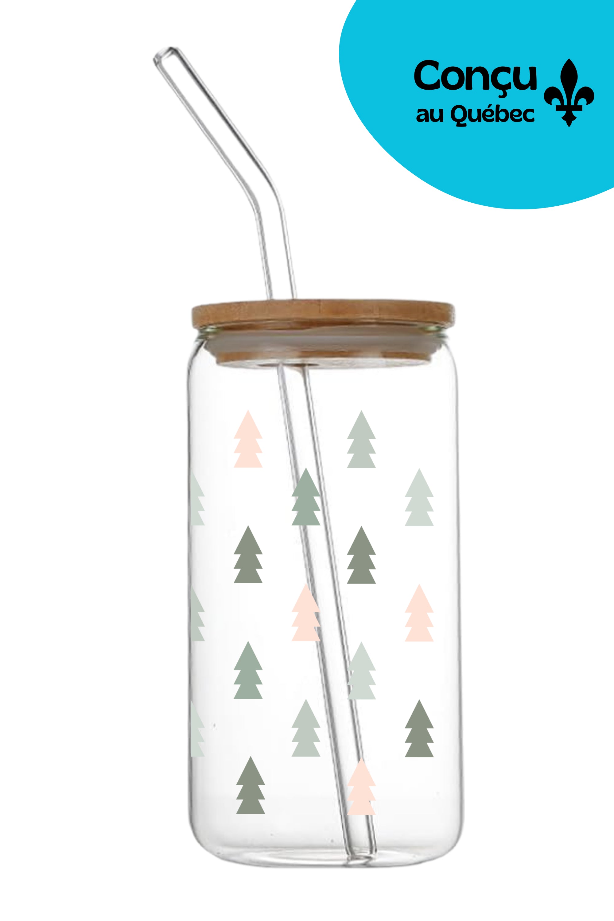 Verre 16oz - Hiver 2025 - Sapin - Couleur